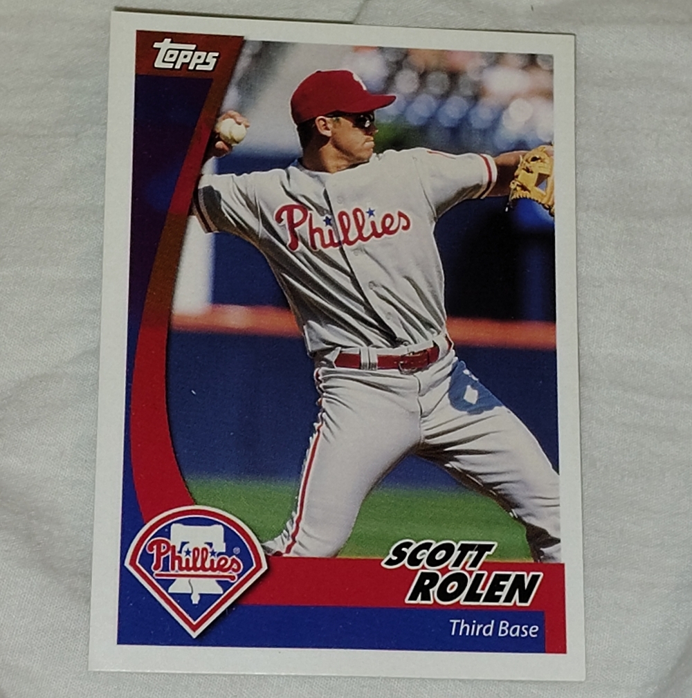 Topps Phillies Baseball Card- Scott Rolen 14 of 30 2021 Playing Season. MT-9 Con